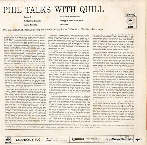 WOODS, PHIL phil talks with quill ECPZ-1