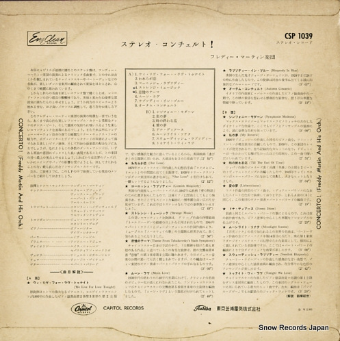 MARTIN, FREDDY concerto! CSP1039