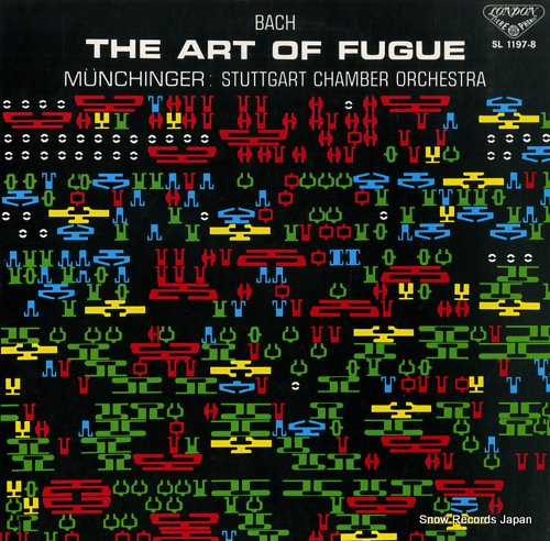 MUNCHINGER, KARL bach; the art of fugue SL1197-8