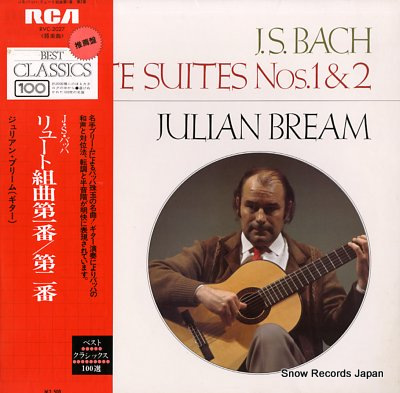 BREAM, JULIAN bach; lute suites nos.1&2 RVC-2027
