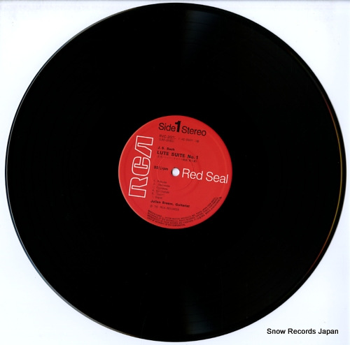 BREAM, JULIAN bach; lute suites nos.1 & 2 RVC-2027