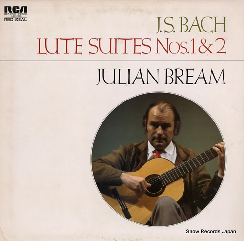 BREAM, JULIAN bach; lute suites nos.1 & 2 RVC-2027