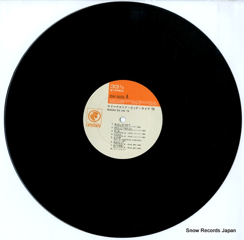 WEEKEND weekend big live '76 25AH36