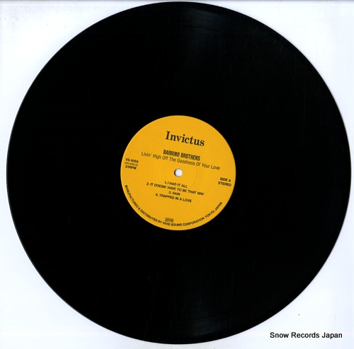 BARRINO BROTHERS livin' high off the goodness of your love VS-1055