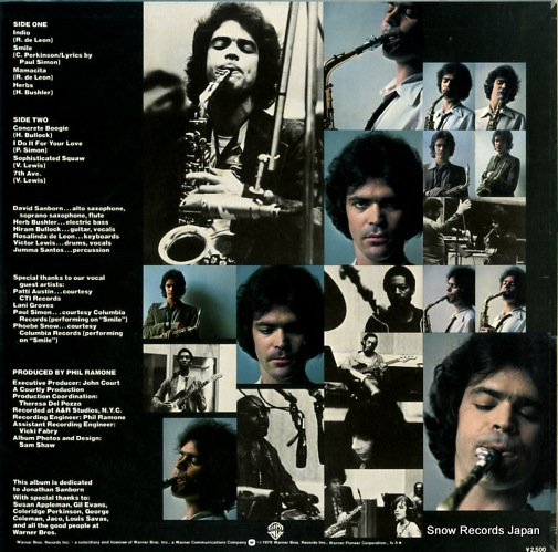 SANBORN, DAVID sanborn P-10231W