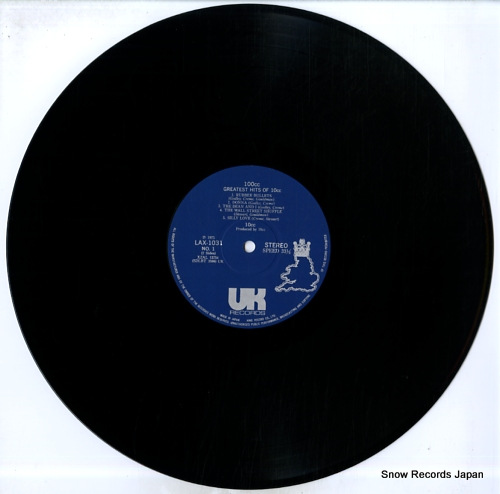 10CC 100cc greatest hits of 10cc LAX1031