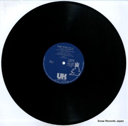 10CC sheet music LAX1030