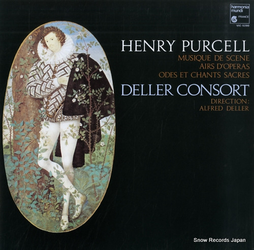 DELLER CONSORT purcell; musique de scene VIC-5280 - front cover