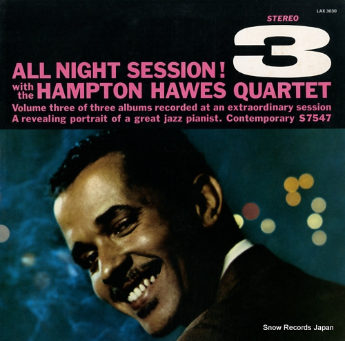 HAWES, HAMPTON all night session / hampton hawes vol.3 LAX-3030