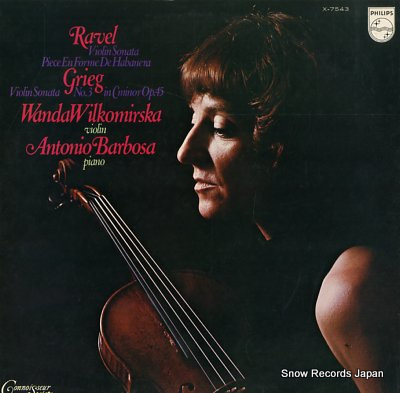 WILKOMIRSKA, WANDA ravel; violin sonata piece en forme de habanera X-7543