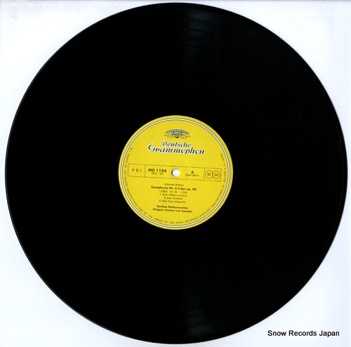 KARAJAN, HERBERT VON brahms; symphony no.3 MG1186 - disc