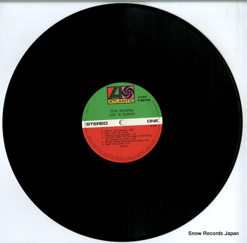 REDDING, OTIS live in europe P-6074A