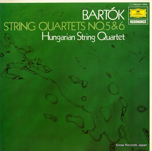 HUNGARIAN STRING QUARTET bartok; string quartet no.5 & no.6 MGX7027
