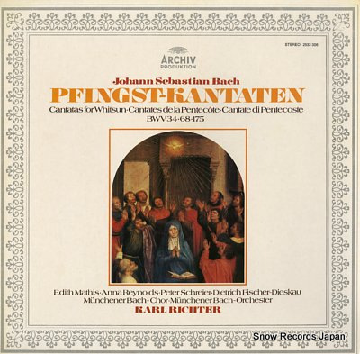 RICHTER, KARL bach; pfingst-kantaten 2533306