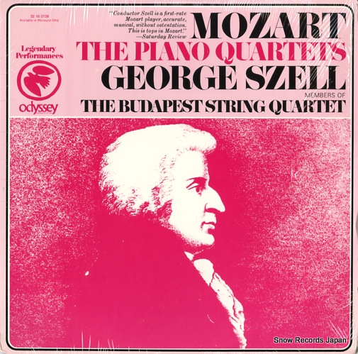SZELL, GEORGE mozart; the piano quatets 32160139