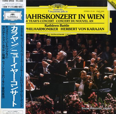 KARAJAN, HERBERT VON nujahrskonzert in wiem 23MG0958
