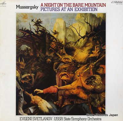 SVETLANOV, EVGENI mussorgsky; a night on the bare mountain VIC-3104