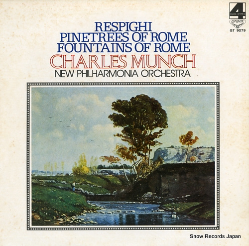 MUNCH, CHARLES respighi; pinetrees of rome GT9079