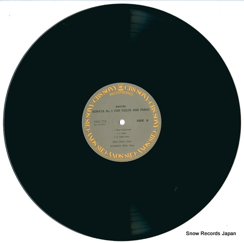 STERN, ISAAC bartok; violin sonatas 1 and 2 18AC774