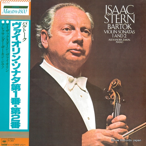 STERN, ISAAC bartok; violin sonatas 1 and 2 18AC774