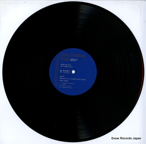 SUK, JOSEF franck; sonata in a major for violin and piano OS-2299-S
