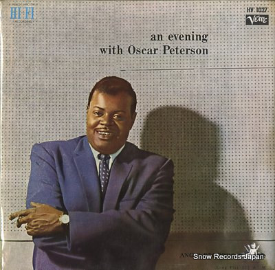 PETERSON, OSCAR an evening with oscar peterson HV1027