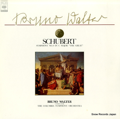 WALTER, BRUNO schubert; symphony no.9 in c major