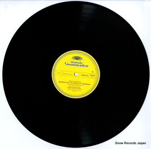 KARAJAN, HERBERT VON tschaikowsky; symphonie nr.6 pathetique 2530774