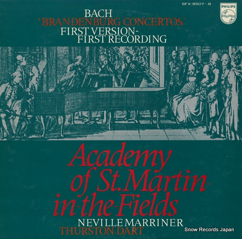 MARRINER, NEVILLE bach; brandenburg concertos complete SFX-8507-08