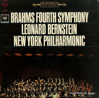 BERNSTEIN, LEONARD brahms; symphony no.4 in e minor op.98 MS6479