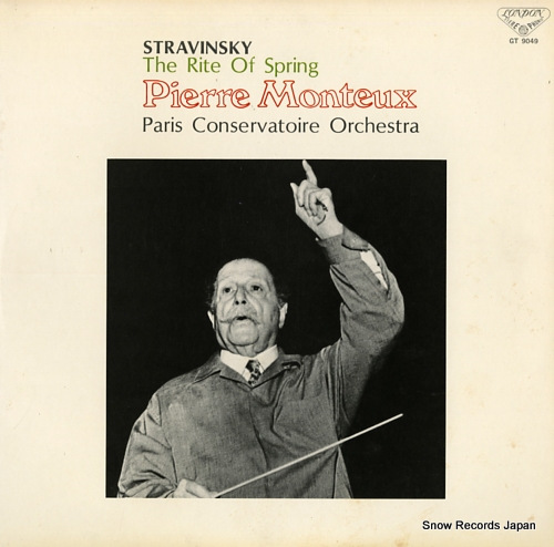 MONTEUX, PIERRE stravinsky; the rite of spring GT9049