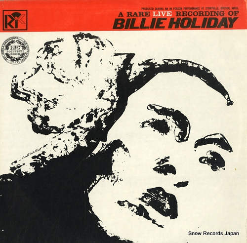 HOLIDAY, BILLIE a rare live recording of billie holiday M2001