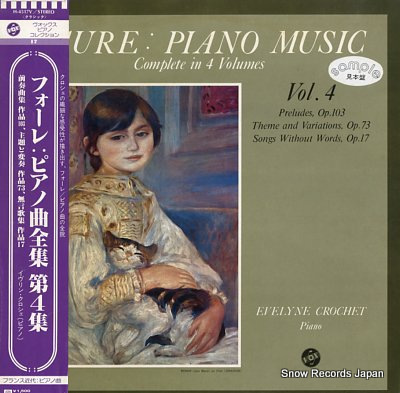 CROCHET, EVELYNE faure; piano music complete in 4 volumes H-4517V
