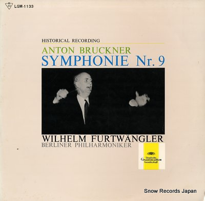 FURTWANGLER, WILHELM bruckner; symphonie nr.9 LGM-1133