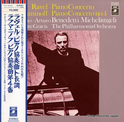 MICHELANGELI, ARTURO BENEDETTI ravel; piano concerto EAA-80056