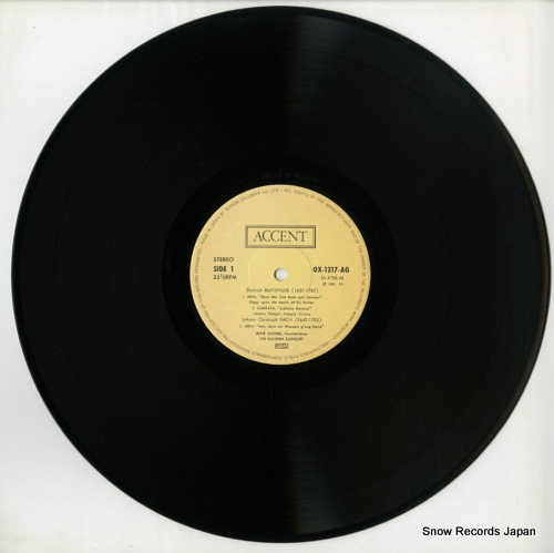 JACOBS, RENE german church cantatas and arias OX-1217-AG