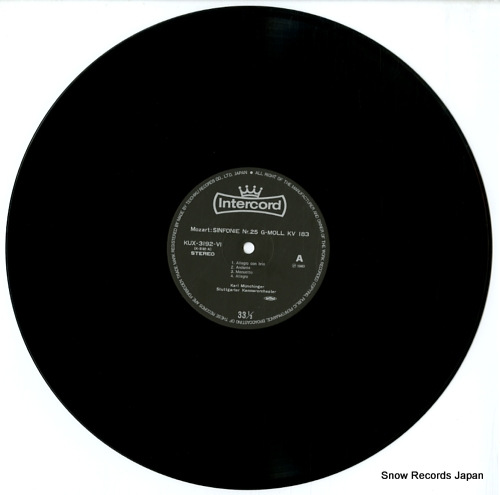 MUNCHINGER, KARL mozart; sinfonie nr.25 & 28 KUX-3192-VI