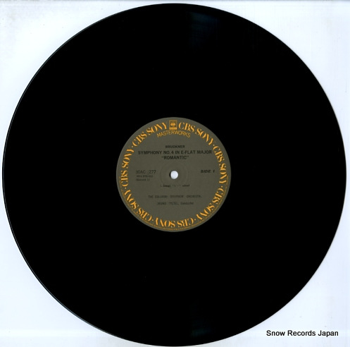 WALTER, BRUNO bruckner; symphony no.4 in e-flat major 