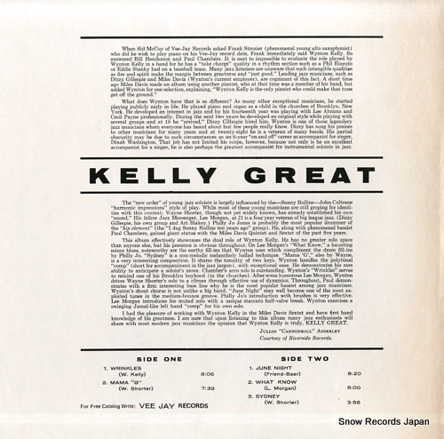 KELLY, WYNTON kelly great UXP-67-JY