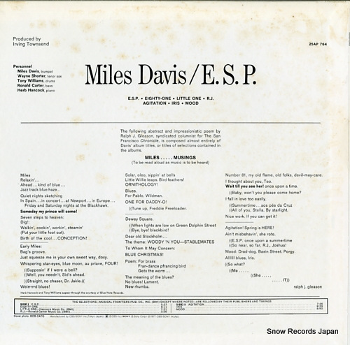 DAVIS, MILES e.s.p 25AP764