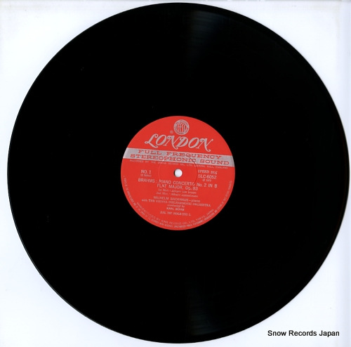 BACKHAUS, WILHELM brahms; piano concerto no.2 SLC6052
