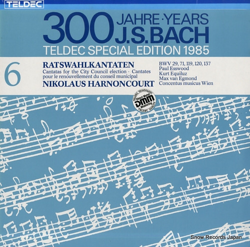 HARNONCOURT, NIKOLAUS bach; ratswahlkantaten / bach-edition vol.6 6.48236