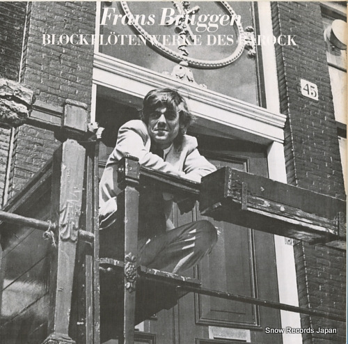 BRUGGEN, FRANS blockfloten werke des barock SLA(T)1037 - back cover