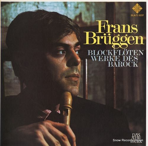 BRUGGEN, FRANS blockfloten werke des barock SLA(T)1037 - front cover