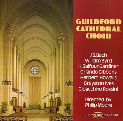 MOORE, PHILIP guildford cathedral choir LPB771