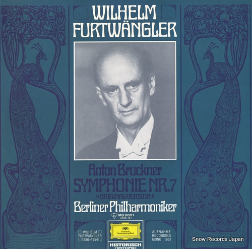 FURTWANGLER, WILHELM bruckner; symphonie nr.7 original-version MG6001