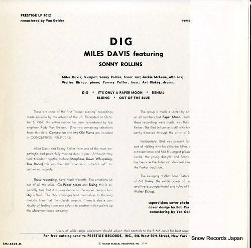DAVIS, MILES dig SMJ-6525(M)