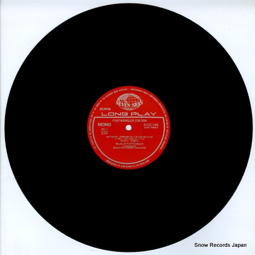 FURTWANGLER, WILHELM beethoven; symphony no.7 in a major K22C-188