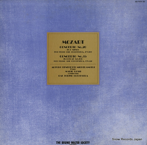 MICHELANGELI, ARTURO BENEDETTI mozart; piano concertos no.20 / no.15 OZ-7521-BS