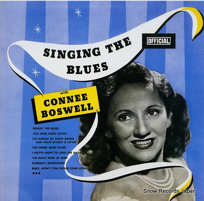 BOSWELL, CONNEE singing the blues 12004